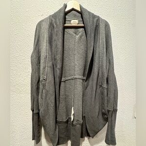 Wilfred Charcoal Knit Cardigan